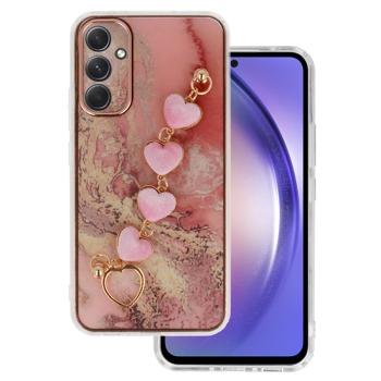 Kryt Glamour Strap pre Samsung Galaxy A54 5G - ružový