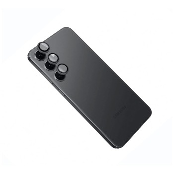 Ochranné sklo na objektív fotoaparátu FIXED Camera Glass pre Samsung Galaxy A55 5G, čierne