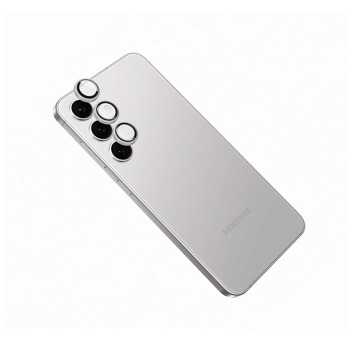 Ochranné sklo na objektív fotoaparátu FIXED Camera Glass pre Samsung Galaxy A55 5G, strieborné