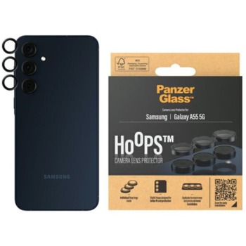 Tvrdené sklo na fotoaparát PanzerGlass Hoops Camera Samsung Galaxy A55 5G Black