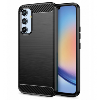 Kryt TPU Carbon pre Samsung Galaxy A36 5G - čierny