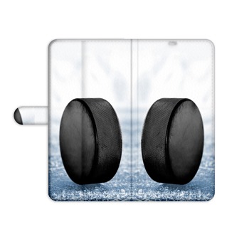 Knižkový obal na mobilný telefón Samsung Galaxy A3 (2016) - Hokejový puk