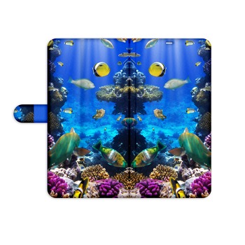 Knižný obal na mobil Samsung Galaxy A6 (2018) - Aquarium