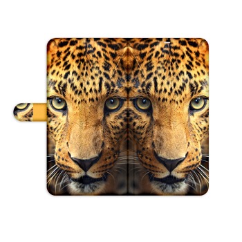 Knižný obal na mobil Samsung Galaxy A21 - Cheetah