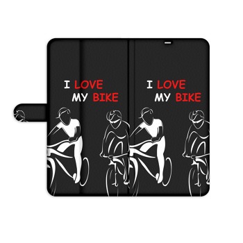 Knižný obal na mobilný telefón Samsung Galaxy A21 - I love cycling