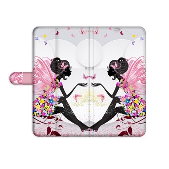 Puzdro typu kniha pre Samsung Galaxy A72 (5G) - Flower Fairy