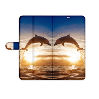 Flipové puzdro pre Samsung Galaxy A30 - Dolphin