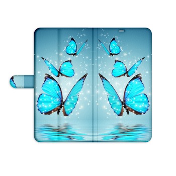 Flipové puzdro pre Samsung Galaxy A91 - Blue butterfly