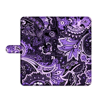 Flipové puzdro pre Samsung Galaxy A91 - Purple abstraction