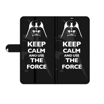 Knižný obal pre Samsung Galaxy A91 - Zachovajte pokoj a využite silu