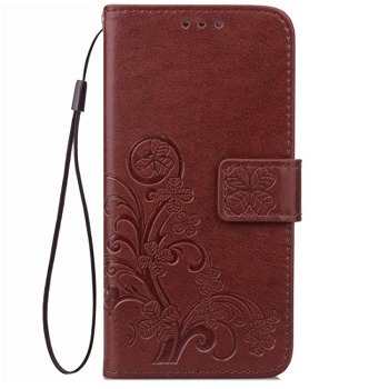 Puzdro pre Samsung Galaxy A33 5G - Quatrefoil, hnedé