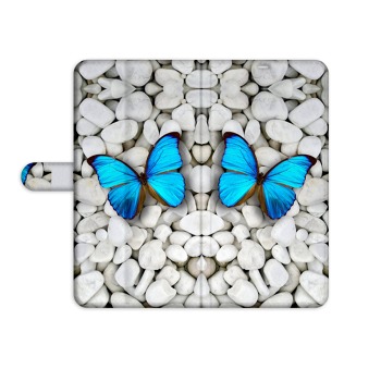 Flipové puzdro pre Samsung Galaxy J3 (2016) - Butterfly on rocks