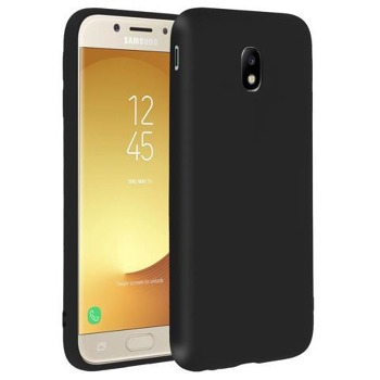 Čierny silikónový kryt pre Samsung Galaxy J5 (2017)