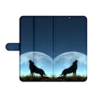 Flipové puzdro pre Samsung Galaxy Grand Prime / VE - Howling Wolf