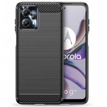 Kryt Tech-protect Tpucarbon pre Motorola Moto G53 - Black