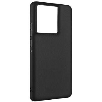 Čierny silikónový kryt pre Motorola Moto G15