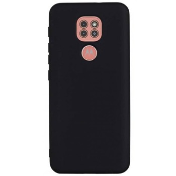 Čierny silikónový kryt pre Motorola Moto G9 Play