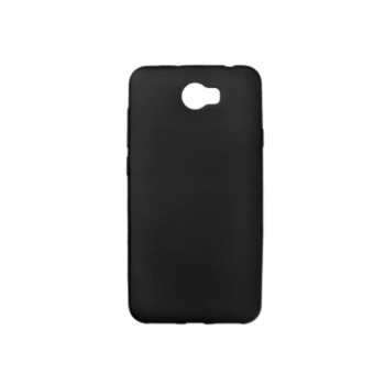 Čierny silikónový kryt pre Huawei Y6 II