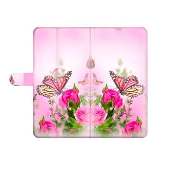 Obal knihy pre Huawei Y6 (2015) - Roses and butterflies