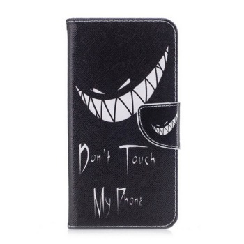 Knižný obal pre Huawei Y6 Prime 2018 - Don't touch my phone, smile