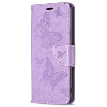 Zatváracie puzdro pre Xiaomi 13T Pro - Butterflies, fialové