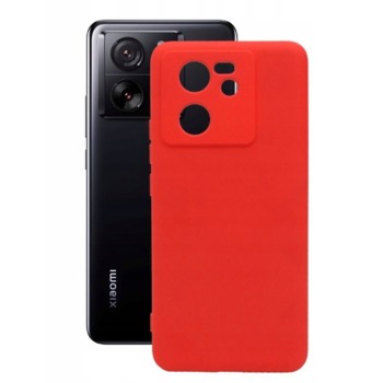 Zadný silikónový kryt Matt pre Xiaomi 13T Pro - Red