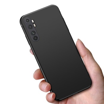 Čierny silikónový kryt pre Xiaomi Mi Note 10 Lite