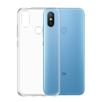 Priehľadný silikónový kryt pre Xiaomi Redmi 6 Pro
