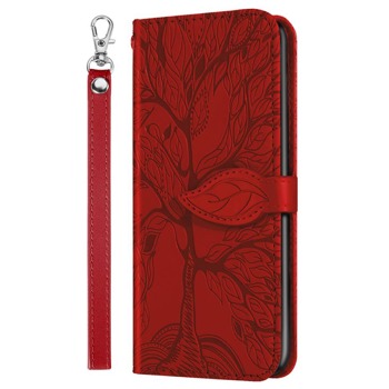 Knižný obal pre Xiaomi Redmi 10C - Strom, červený