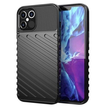 Zadný silikónový kryt Thunder pre Xiaomi Redmi Note 13 Pro 5G - Black