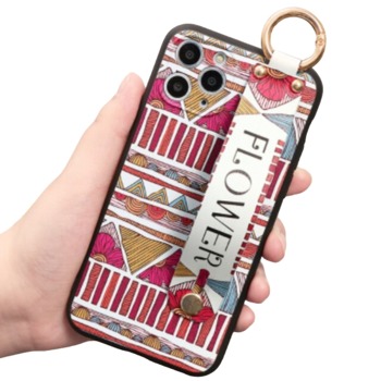 Silikónový kryt s úchytom pre Xiaomi Redmi Note 7 Pro - vzorovaný