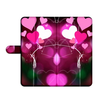 Obal na knihu pre mobil Honor 7 Lite - Hearts