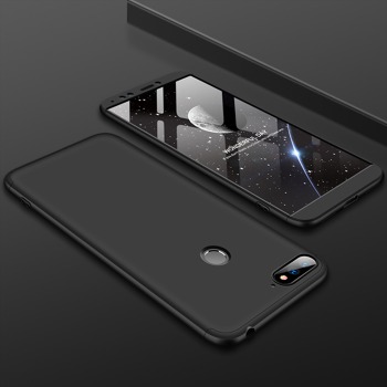 Čierny silikónový kryt pre Honor 7A