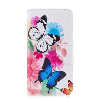 Puzdro na knihy pre Honor 10 Lite - Farební motýli