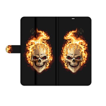 Puzdro na mobilný telefón Nokia 6 - Fire Skull