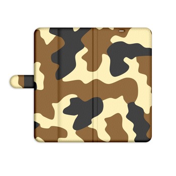 Knižný obal na mobil Nokia 6 - Sandy camouflage