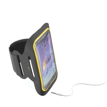 CellularLine ARMBAND FITNESS športové mäkké puzdro, pre smartfóny do 5,5", čierne