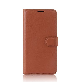 Jednofarebné puzdro pre Ulefone Note 10 - hnedé