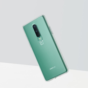 Priehľadný silikónový kryt pre OnePlus 8