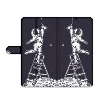 Flipové puzdro pre Realme 7 5G - Kozmonaut a žiarovka