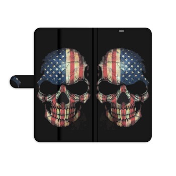 Flipové puzdro pre Realme 7 5G - American Skull