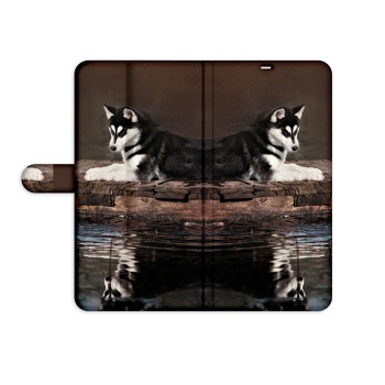 Flipové puzdro pre Realme 8/8 pro - Husky
