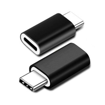 Redukcia Lightning na USB C - čierna