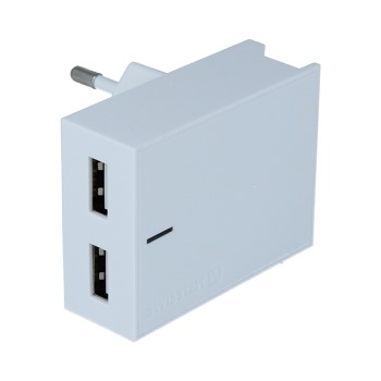 SWISSTEN SIEŤOVÝ ADAPTÉR SMART IC 2x USB 3A POWER + DATA KÁBEL USB / LIGHTNING MFi 1,2 M BIELY