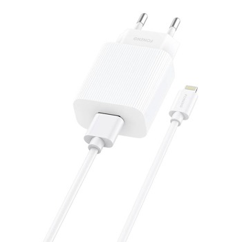Foneng EU28 2,4A nabíjačka + kábel USB-A na Lightning