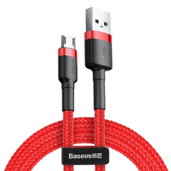 Dátový kábel Micro USB Baseus Cafule 1,5A 2 m (červený)