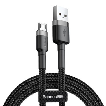 Baseus Cafule Micro USB 1,5A 2m (šedo-čierna)