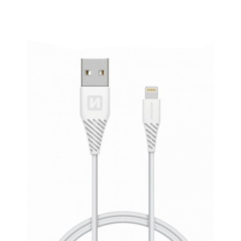 DÁTOVÝ KÁBEL SWISSTEN USB/LIGHTNING BIELY 1,2 M (EKOLOGICKÉ BALENIE)