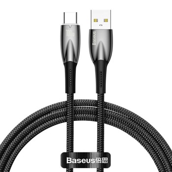 Kábel Baseus Glimmer USB na USB-C, 100 W, 1 m (čierny)