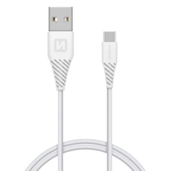 DÁTOVÝ KÁBEL SWISSTEN USB/USB-C BIELY 1,2 M (EKOLOGICKÉ BALENIE)